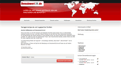 Desktop Screenshot of domainwert24.de